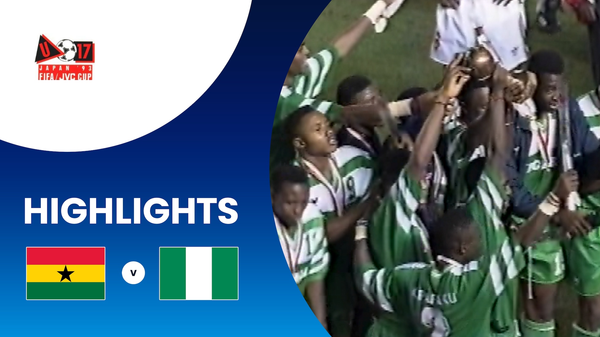 Ghana vs Nigeria | Final | Campeonato Mundial Sub-17 de la FIFA Japón 1993™ | Highlights