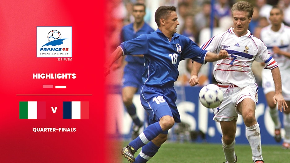 Italia vs Francia | Cuartos de final | Copa Mundial de la FIFA Francia 1998™ | Highlights