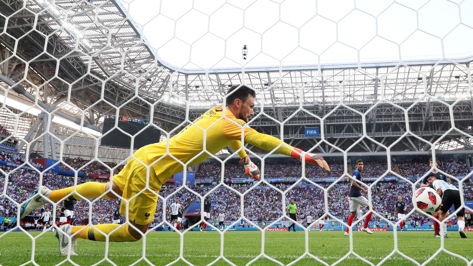 Das Tor von Sergio Aguero 90'+3' | Frankreich - Argentinien | FIFA Fussball-Weltmeisterschaft Russland 2018™