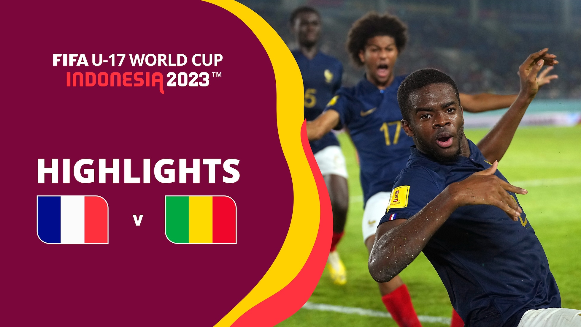 France v Mali | Semi-finals | FIFA U-17 World Cup Indonesia 2023™ | Highlights