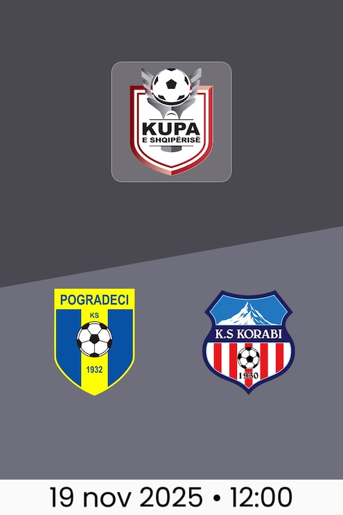 Pogradeci - Korabi Peshkopi | Kupa e Shqipërisë 2025/26