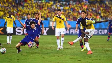 Jackson Martinez Goal 54' | Japan v Colombia | 2014 FIFA World Cup Brazil™