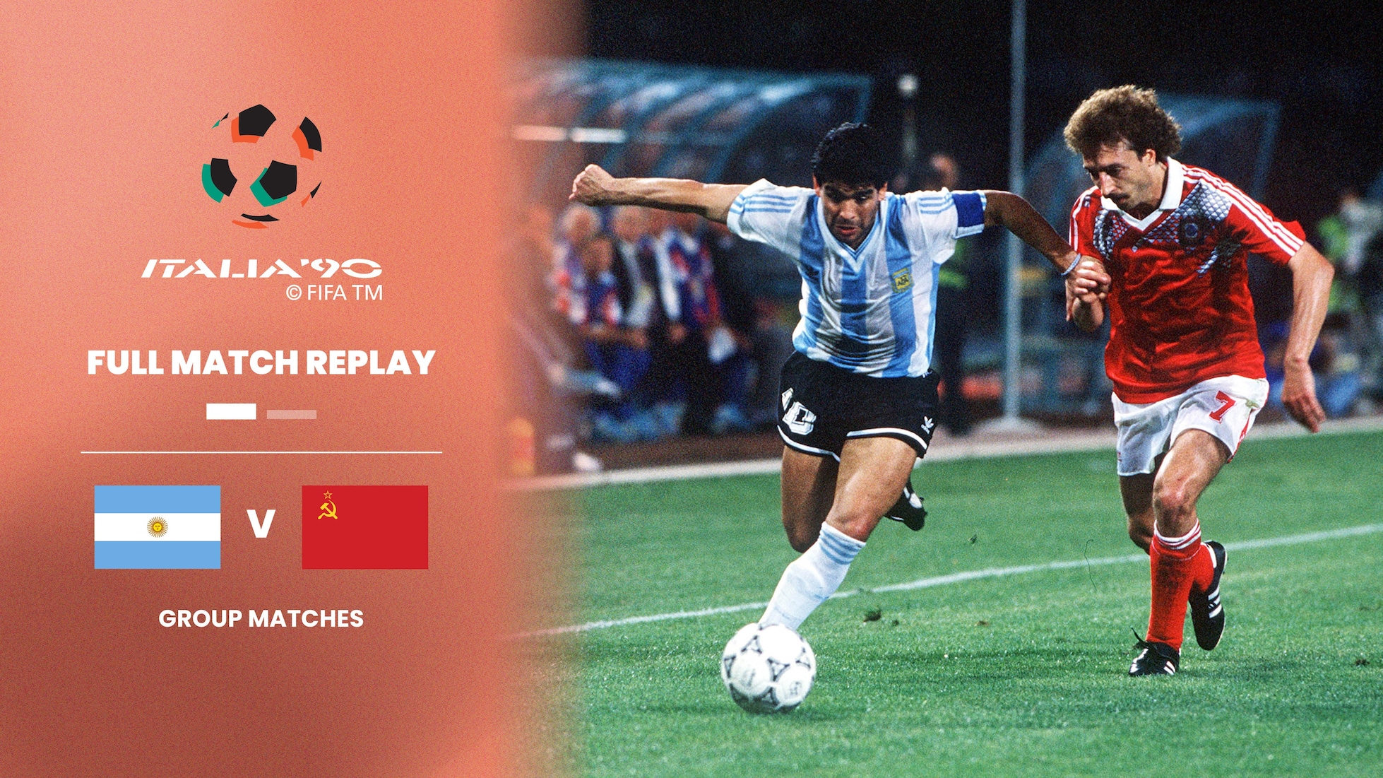 Argentina - Unione Sovietica | Gruppo B | Coppa del Mondo FIFA Italia 1990 | Match completo