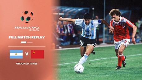 Argentinien - Sowjetunion | Gruppe B | FIFA Fussball-Weltmeisterschaft Italien 1990™ | Spiel in voller Länge