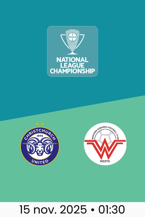 Christchurch United - Western Suburbs | Championnat de la Ligue Nationale 2025