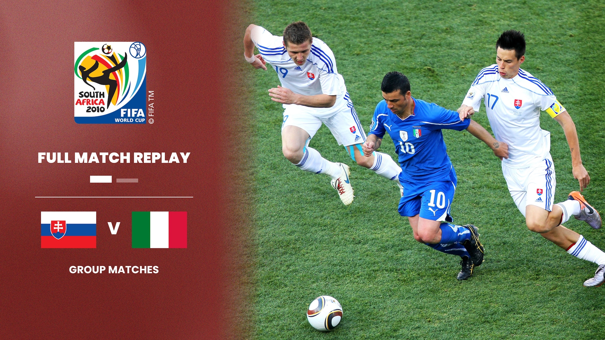 Slovakia v Italy | Group F | 2010 FIFA World Cup South Africa™ | Full Match Replay
