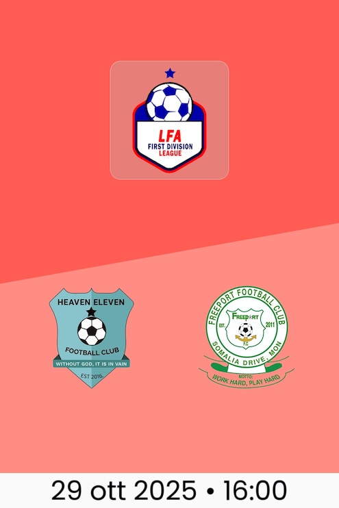 Heaven Eleven - Freeport FC | LFA First Division League 2025/26