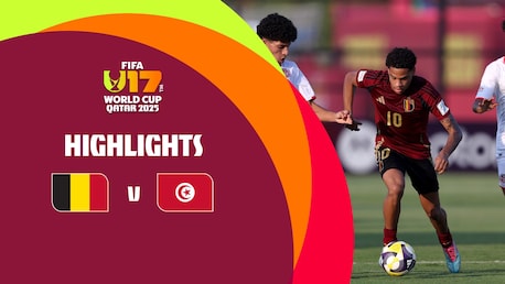 Belgien - Tunesien | FIFA U-17-Weltmeisterschaft Katar 2025™ | Highlights