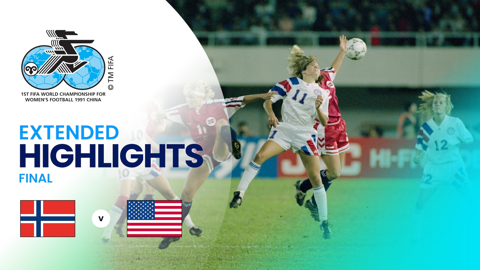 Noruega x Estados Unidos | Final | Copa do Mundo Feminina da FIFA RP China 1991 | Compacto