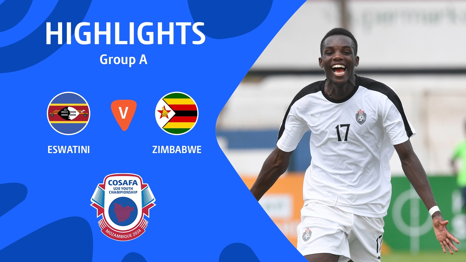 Swaziland - Zimbabwe | Fase a gruppi | CAF U-20 Africa Cup of Nations 2025 | Qualificazioni COSAFA | Highlights