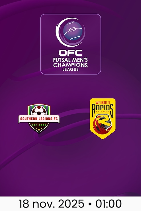 Southern Legions FC - Waikato Rapids | Ligue des Champions OFC de Futsal Masculin 2025