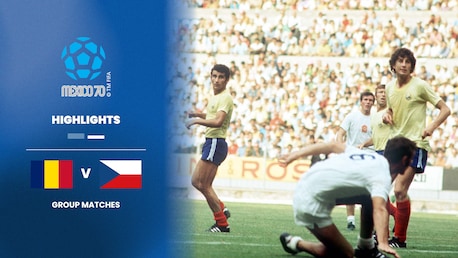 Romania - Cecoslovacchia | Gruppo 3 | Coppa del Mondo FIFA Messico 1970 | Highlights