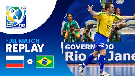 Russia v Brazil | Semi-finals | FIFA Futsal World Cup Brazil 2008™ | Full Match Replay