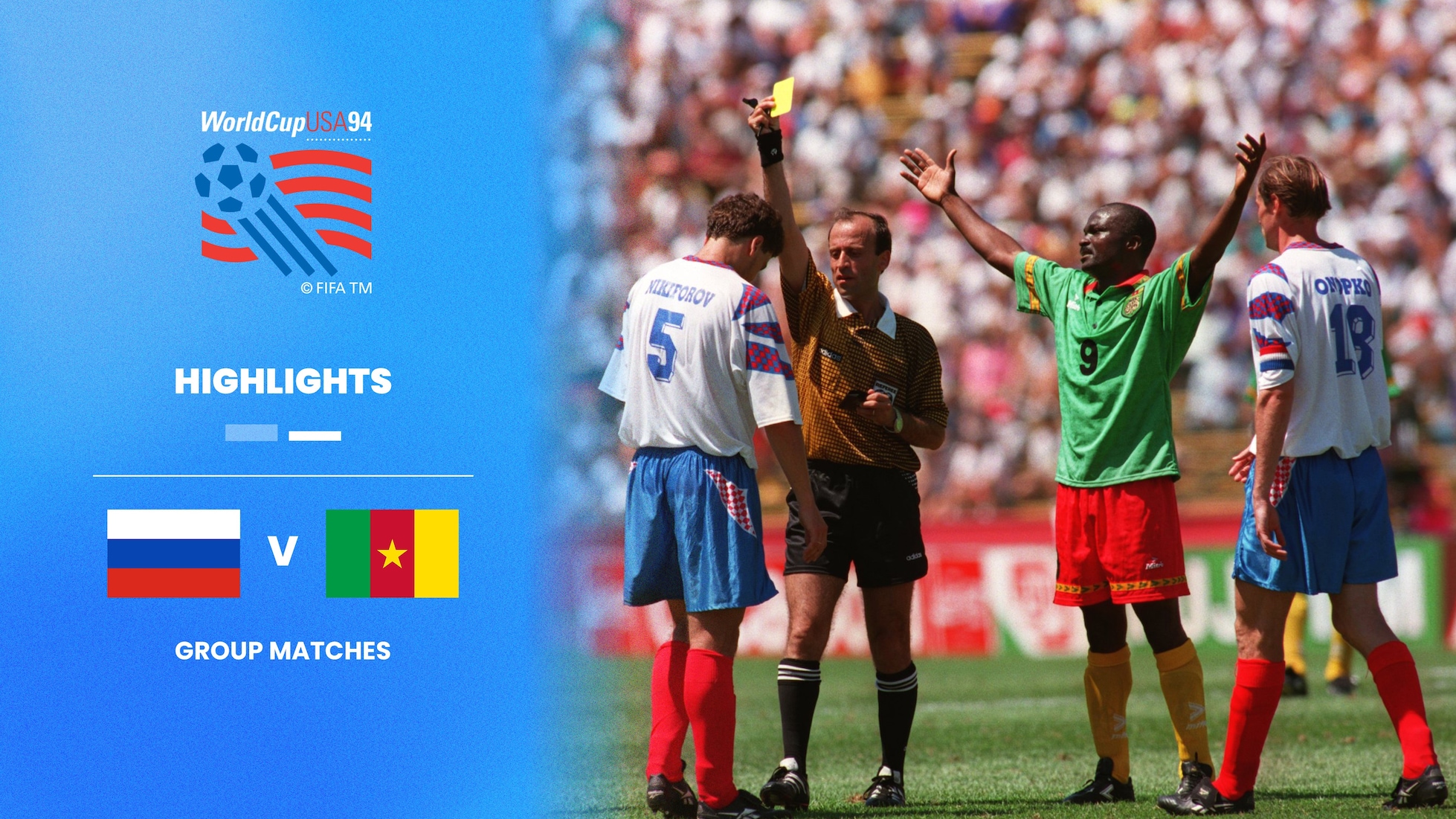 Russie - Cameroun | Groupe B | Coupe du Monde de la FIFA, États-Unis 1994™ | Résumé vidéo
