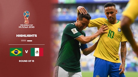 Brasil vs México | Octavos de final | Copa Mundial de la FIFA Rusia 2018™ | Highlights