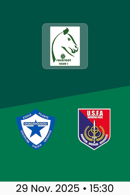 EFO - USFA | Burkina Faso Ligue 1 2025-26