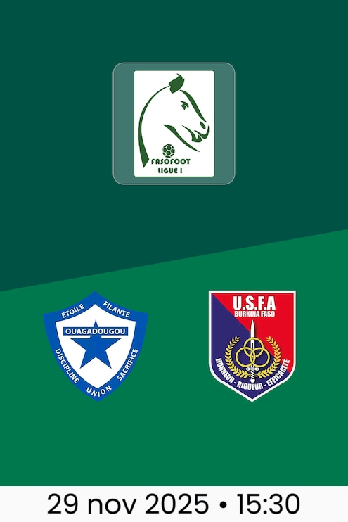EFO - USFA | Burkina Faso Ligue 1 2025-26