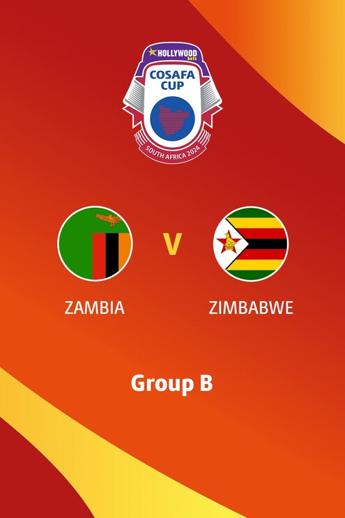 Zambie - Zimbabwe | Groupe B | HOLLYWOODBETS Coupe COSAFA 2024 | Match complet