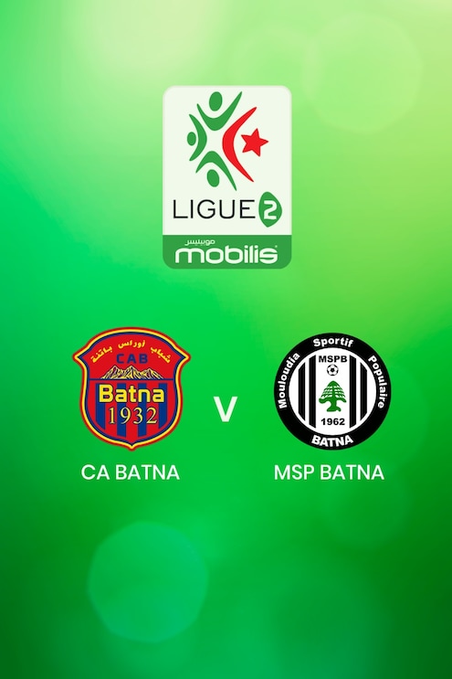 CA Batna vs MSP Batna | Ligue 2 2024/2025 | Argelia | Partido completo