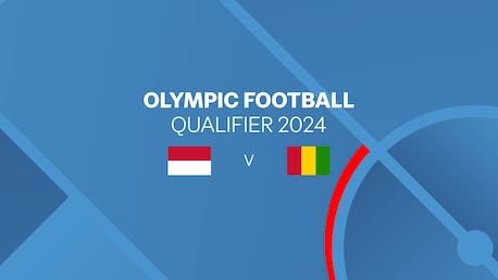 Indonesien - Guinea | AFC-CAF-Playoff | Herren-Fußballturnier der Olympischen Spiele Paris 2024 | Spiel in voller Länge