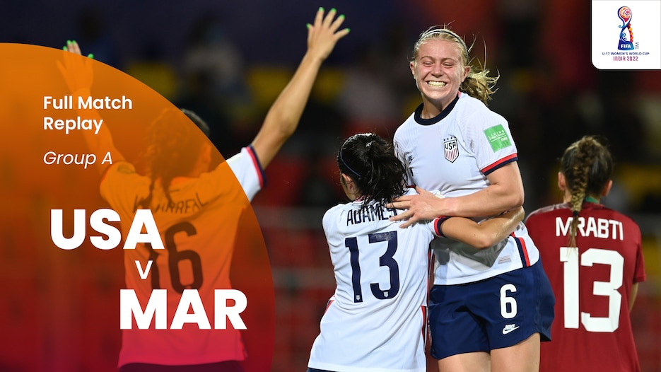 USA v Morocco | Group A | FIFA U-17 Women's World Cup India 2022™ | Full Match Replay