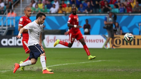 Mathieu Valbuena Goal 39' | Switzerland v France | 2014 FIFA World Cup Brazil™