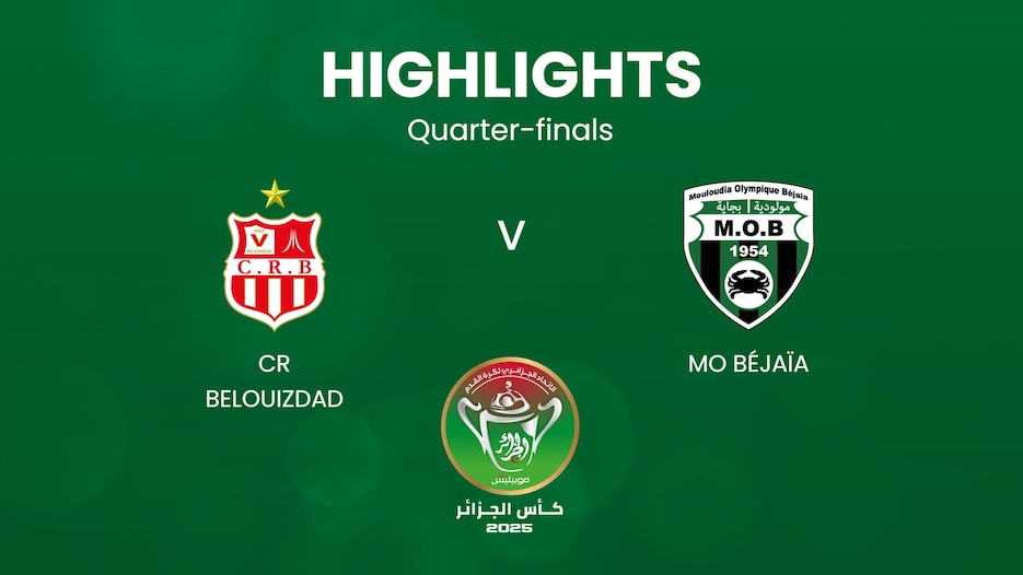 CR Belouizdad v MO Béjaïa | Quarter-finals | Algerian Cup 2024/25 | Highlights