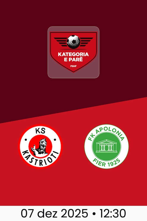 Kastrioti x Apolonia | Kategoria e Parë 2025/26