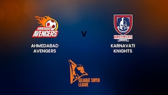 Ahmedabad Avengers - Karnavati Knights | Gujarat Super League | Spiel in voller Länge