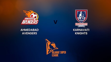 Ahmedabad Avengers - Karnavati Knights | Gujarat Super League | Match completo