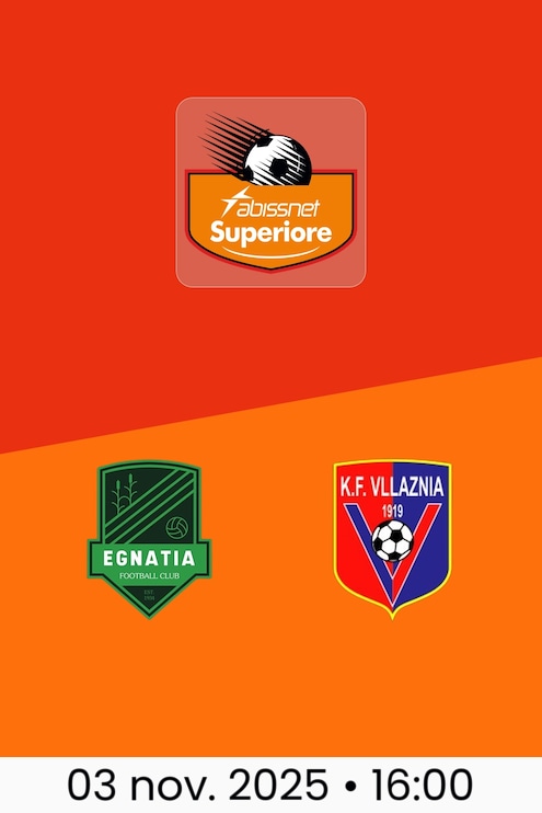 Egnatia Rrogozhinë - Vllaznia Shkodër | Kategoria Superiore 2025/26