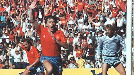 Emilio Butragueño Goal 57' | Denmark vs Spain | 1986 FIFA World Cup Mexico™