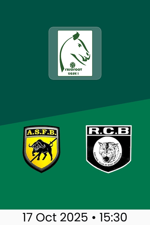 ASFB v RCB | Burkina Faso Ligue 1 2025-26