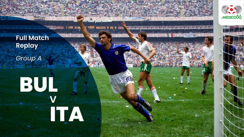 Bulgaria V Italy Group Matches 1986 Fifa World Cup Mexico邃 Full