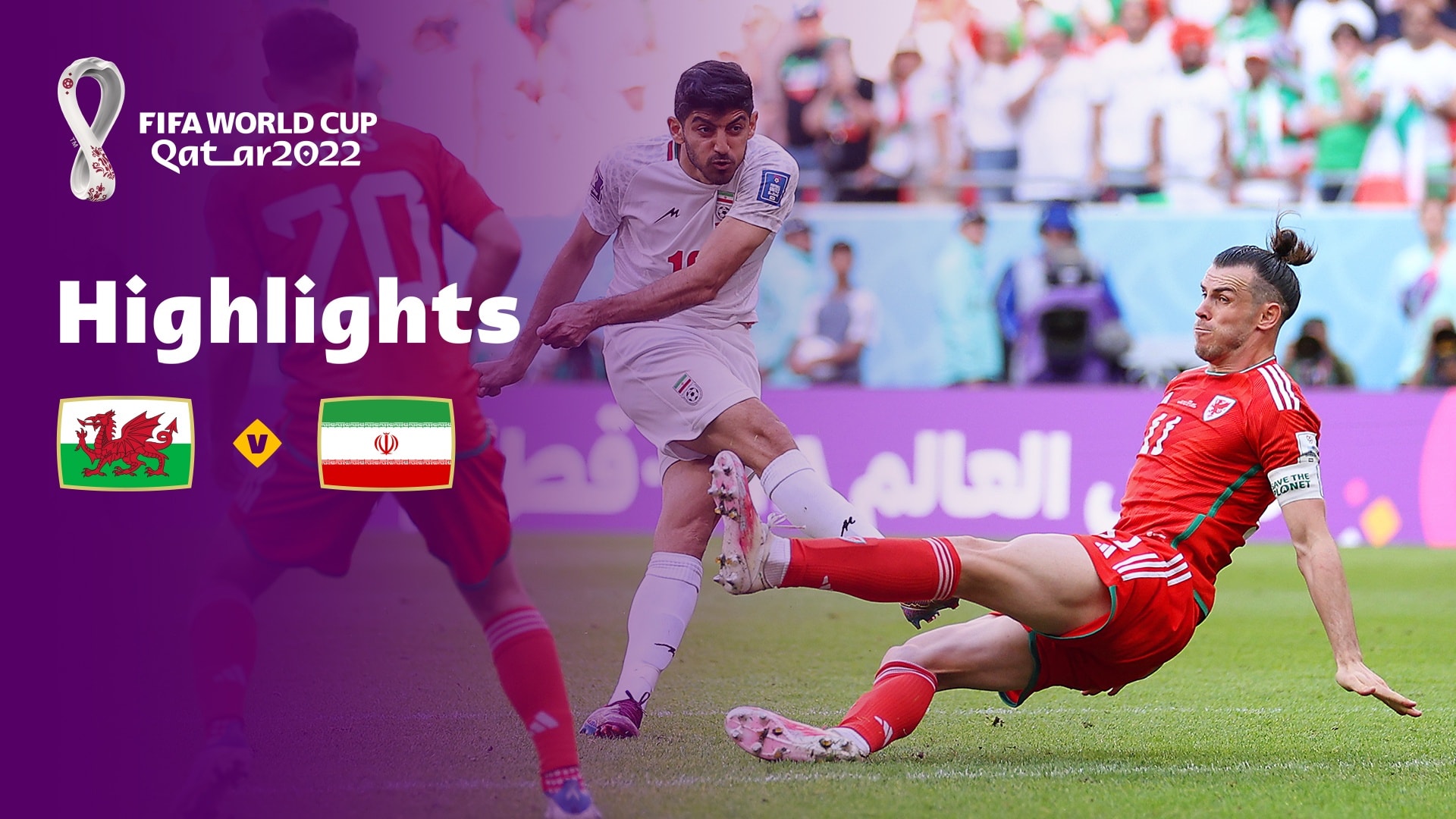 Wales - IR Iran | Gruppe B | FIFA Fussball-Weltmeisterschaft Katar 2022™ | Highlights (Ohne Kommentar)