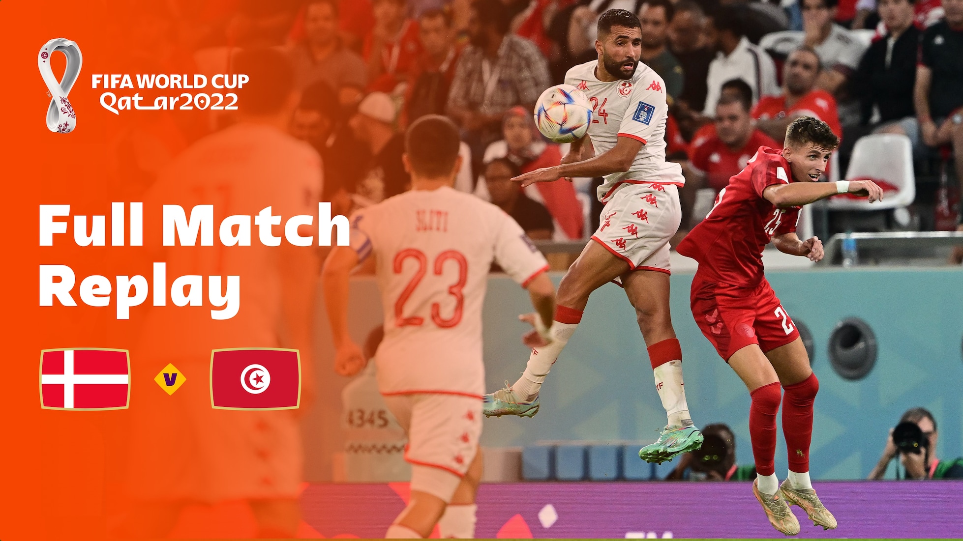 Denmark v Tunisia | Group D | FIFA World Cup Qatar 2022™ | Full Match Replay