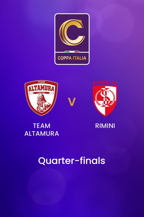 Team Altamura - Rimini | Quarts de finale | Coppa Italia Serie C | Match Complet