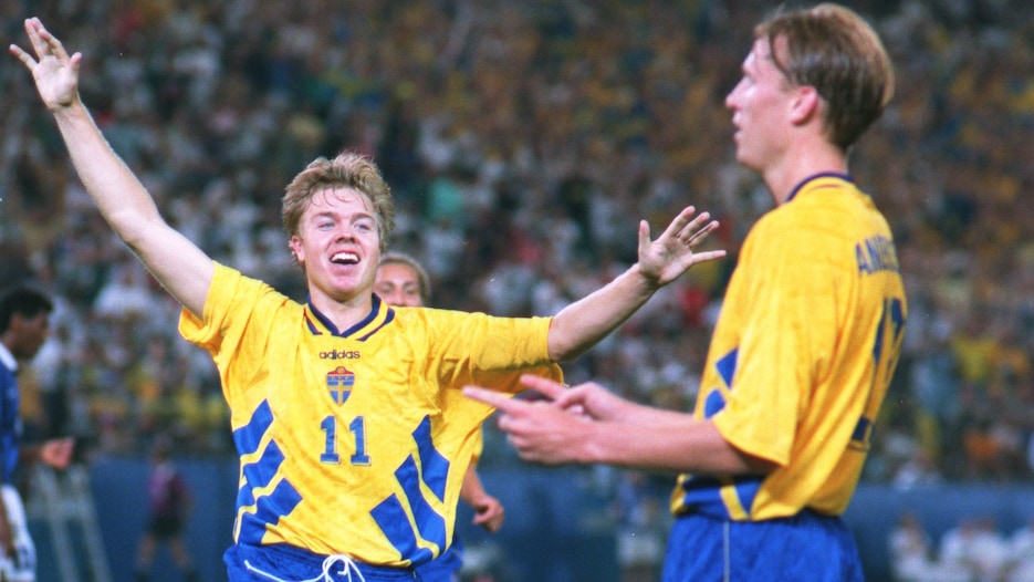 Das Tor von Kennet Andersson 23' | Brasilien - Schweden | FIFA Fussball-Weltmeisterschaft USA 1994™