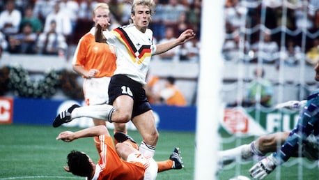Jürgen Klinsmann Goal 51' | Germany FR vs Netherlands | 1990 FIFA World Cup Italy™
