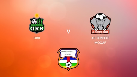 ORB x AS Tempete Mocaf | Ligue de Bangui 2024/25| Jogo completo