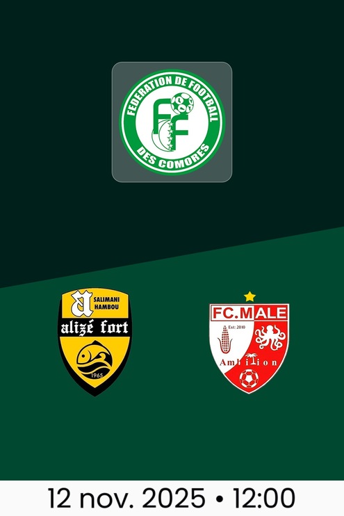 Alizé Fort - FC Malé | Championnat des Comores Division I 2025/26