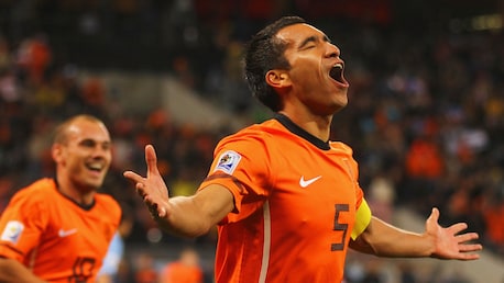 Giovanni Van Bronckhorst Goal 17' | Uruguay v Netherlands | 2010 FIFA World Cup South Africa™