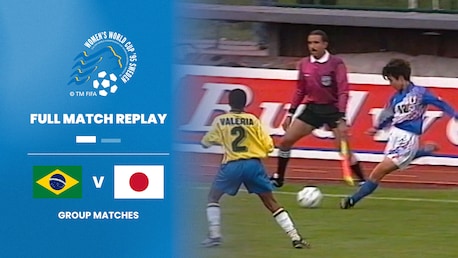 Brésil - Japon | Groupe A | Coupe du Monde de Football Féminin de la FIFA, Suède 1995™ | Match complet