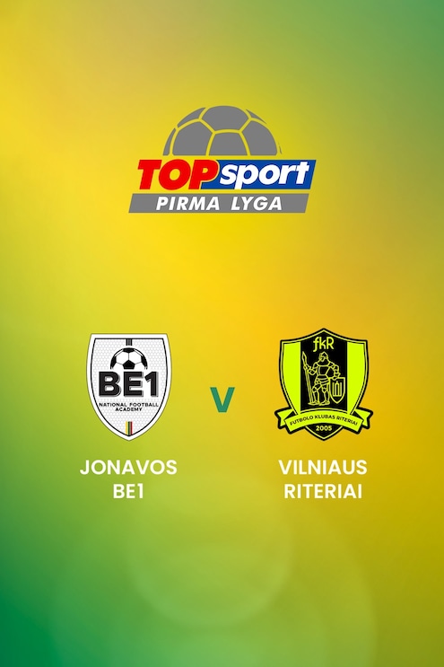 Jonavos Be1 v Vilniaus Riteriai | TOPsport Pirma lyga | Full Match Replay