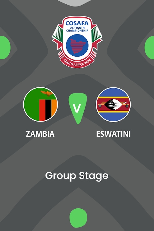 Zambia vs Esuatini | Fase de grupos | CAF U-17 Africa Cup of Nations 2025 | Clasificatorio COSAFA| Partido completo