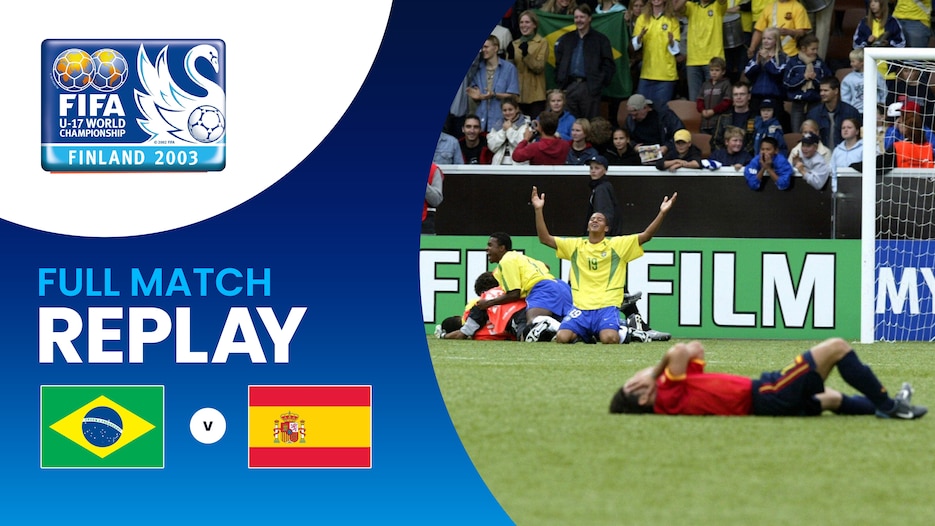 Brasil vs Spain | Final | Campeonato Mundial Sub-17 de la FIFA Finlandia 2003™ | Partido Completo