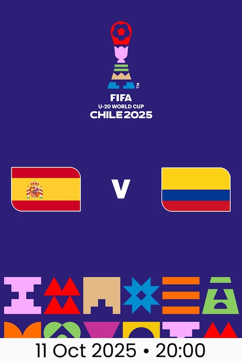 Spain v Colombia | Quarter-finals | FIFA U-20 World Cup Chile 2025™