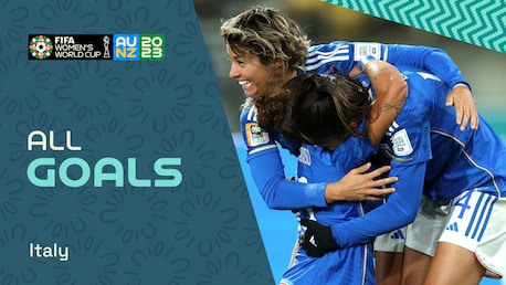 Italia | Tutti i gol | Coppa del Mondo femminile FIFA Australia & Nuova Zelanda 2023