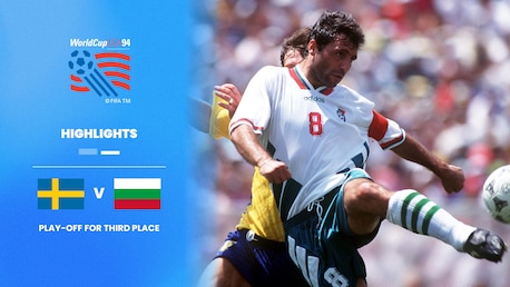 Suécia x Bulgária | Disputa do 3º lugar | Copa do Mundo da FIFA EUA 1994 | Melhores momentos