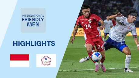 Indonésie - Chinese Taipei | Match amical international masculin | Résumé vidéo